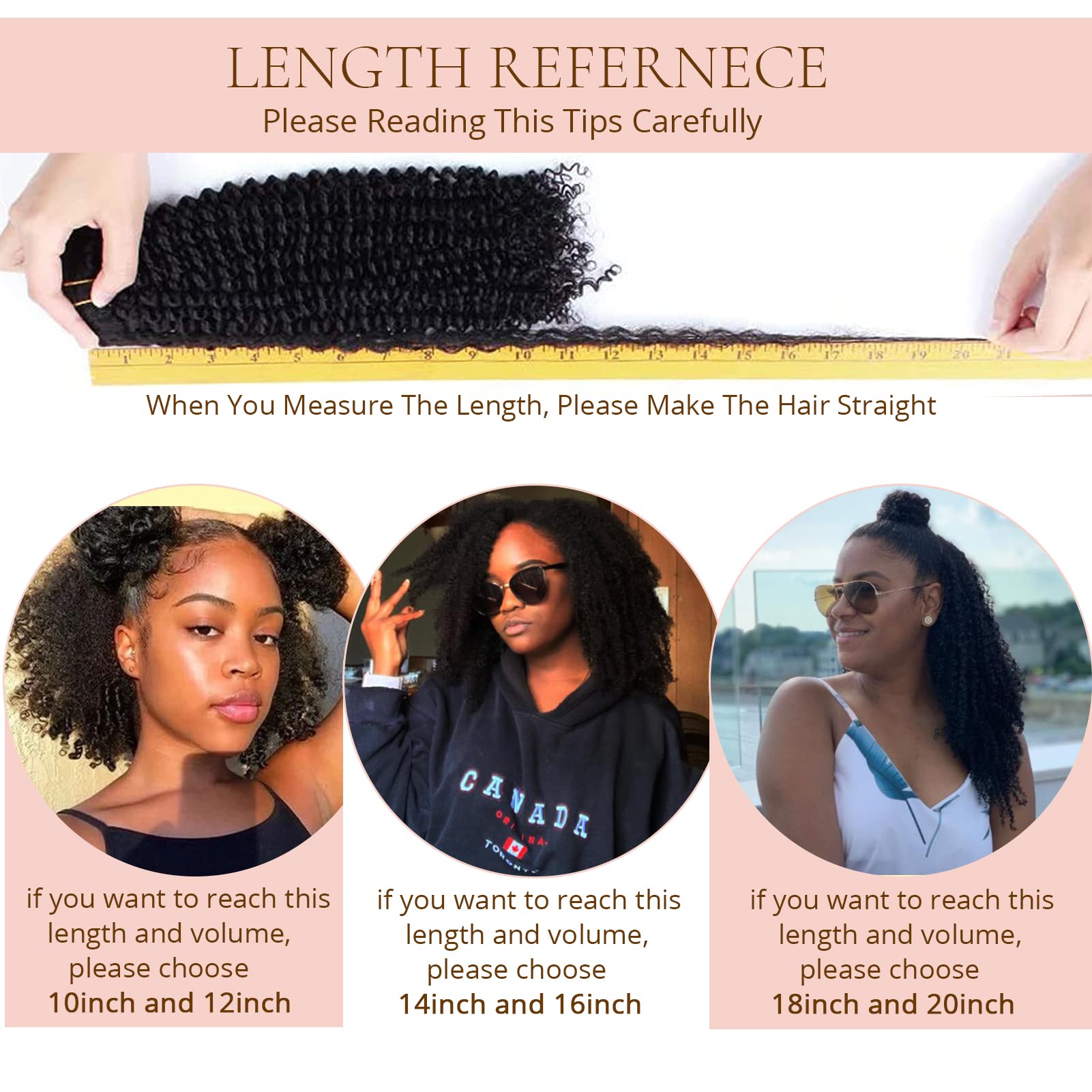 Loxxy 12inch Afro Kinkys Curly Brazilian Virgin Hair Clip in Extensions 100% Real Remy Human Hair For Black Women Natural Color 8A Kinky Curly Clip ins 4C For African Amerians 120g/set 7pcs/set