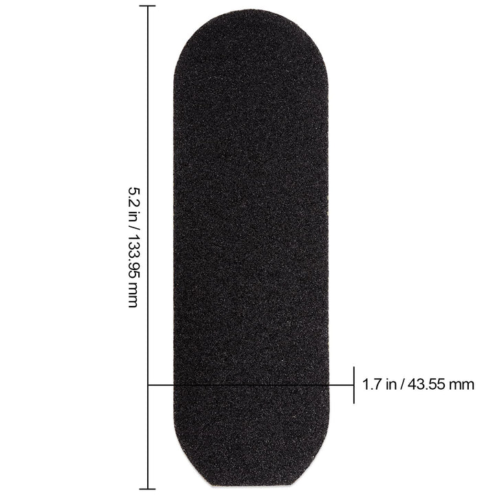 PANA 40 Pieces Large Black Pedi File Refill for Stainless Steel Foot File Sanding Foot Rasp - Easy Strip Peel Pedicure Refill Pads - Grit 80