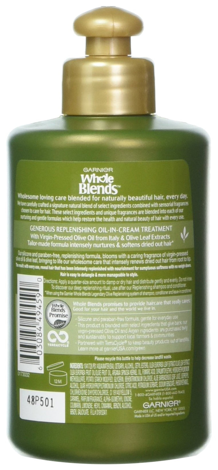 Garnier Hair Care Whole Blends Replenishing Leave-in Conditioner, 10.19 Flu