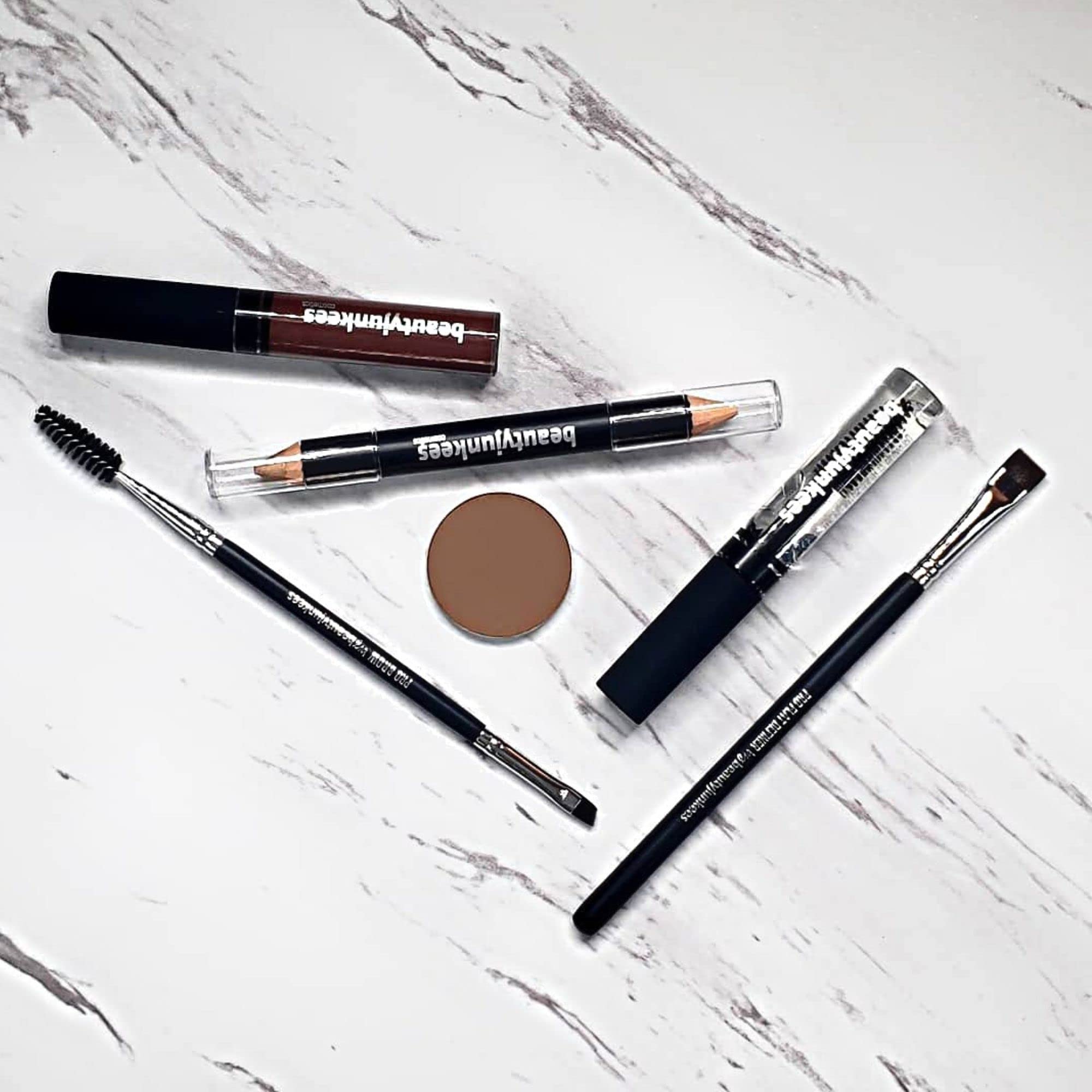 1 pc Duo Brow Crayon , Cool Beige : Brow Concealer & Highlighter Duo Pencil Crayon Cool Beige, Matte and Shimmer Eyebrow Shaper, Paraben Free, Gluten Free, Made in the USA