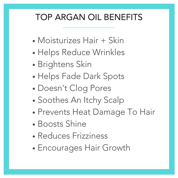 Pure Body Naturals Argan Oil for Skin and Face, 4 fl oz - Cold Pressed, Light, Pure Argan Oil for Hair - Aceite de Argan