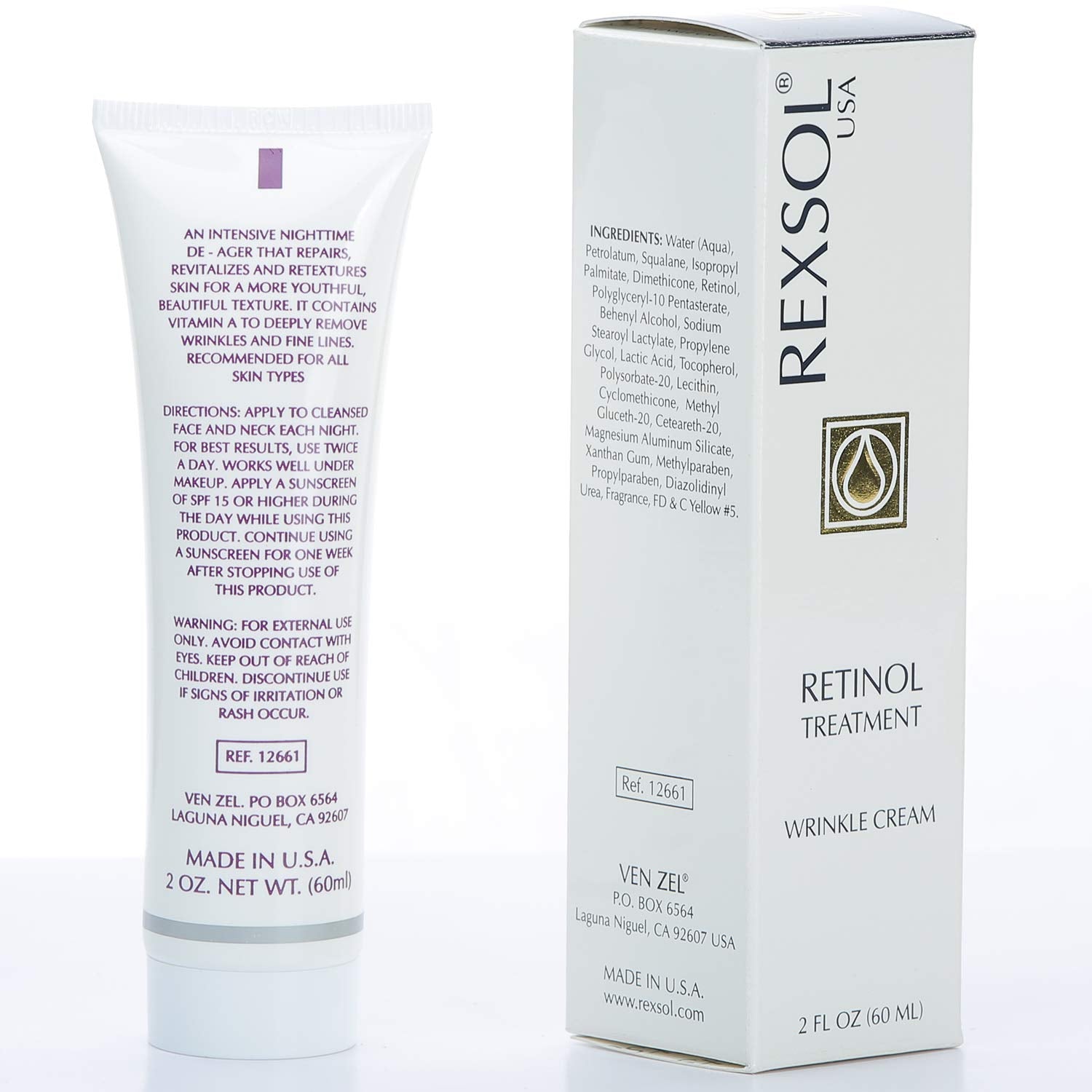REXSOL Retinol Treatment Wrinkle Cream
