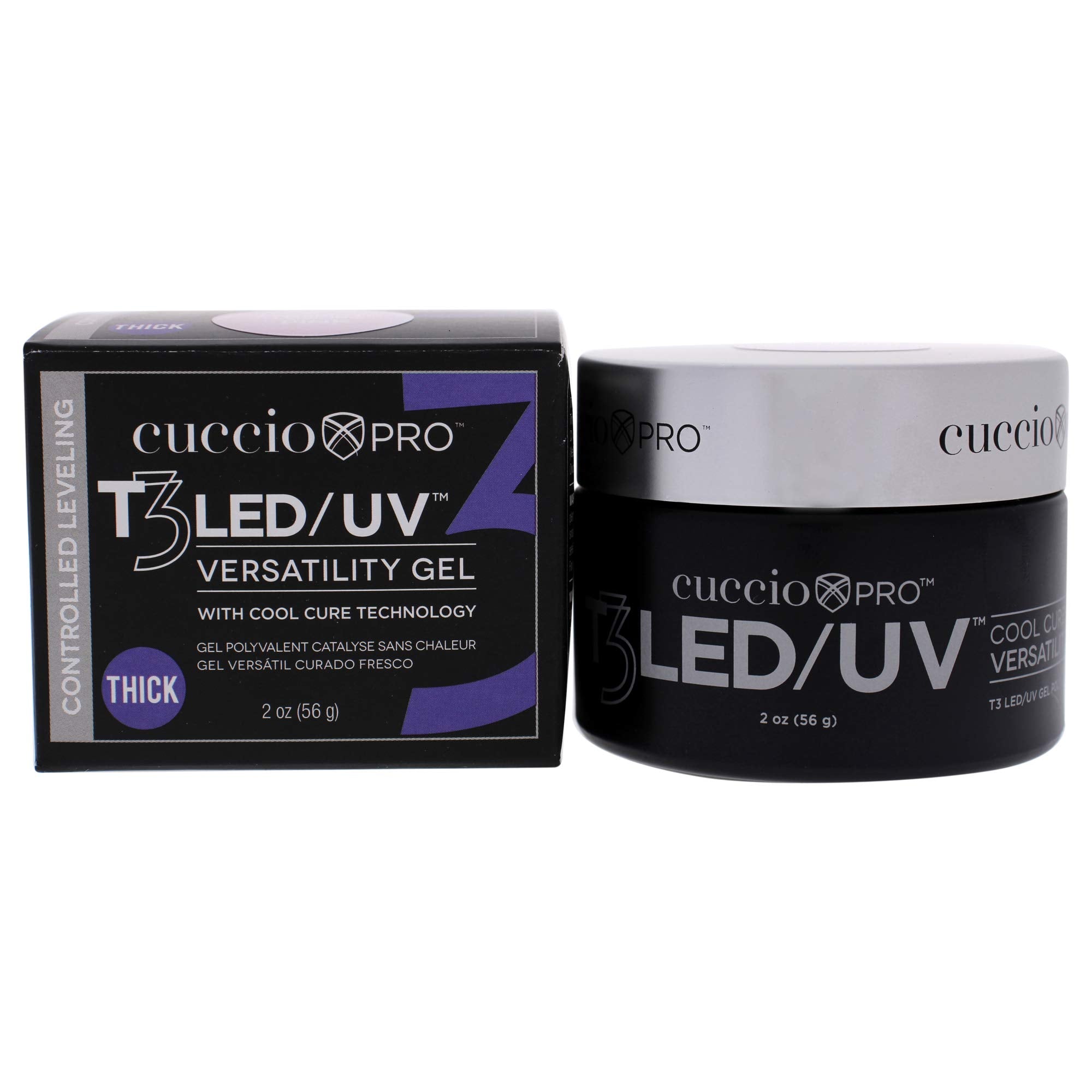 Cuccio Pro - T3 LED/UV Controlled Leveling Gel - Pink - 56g / 2oz