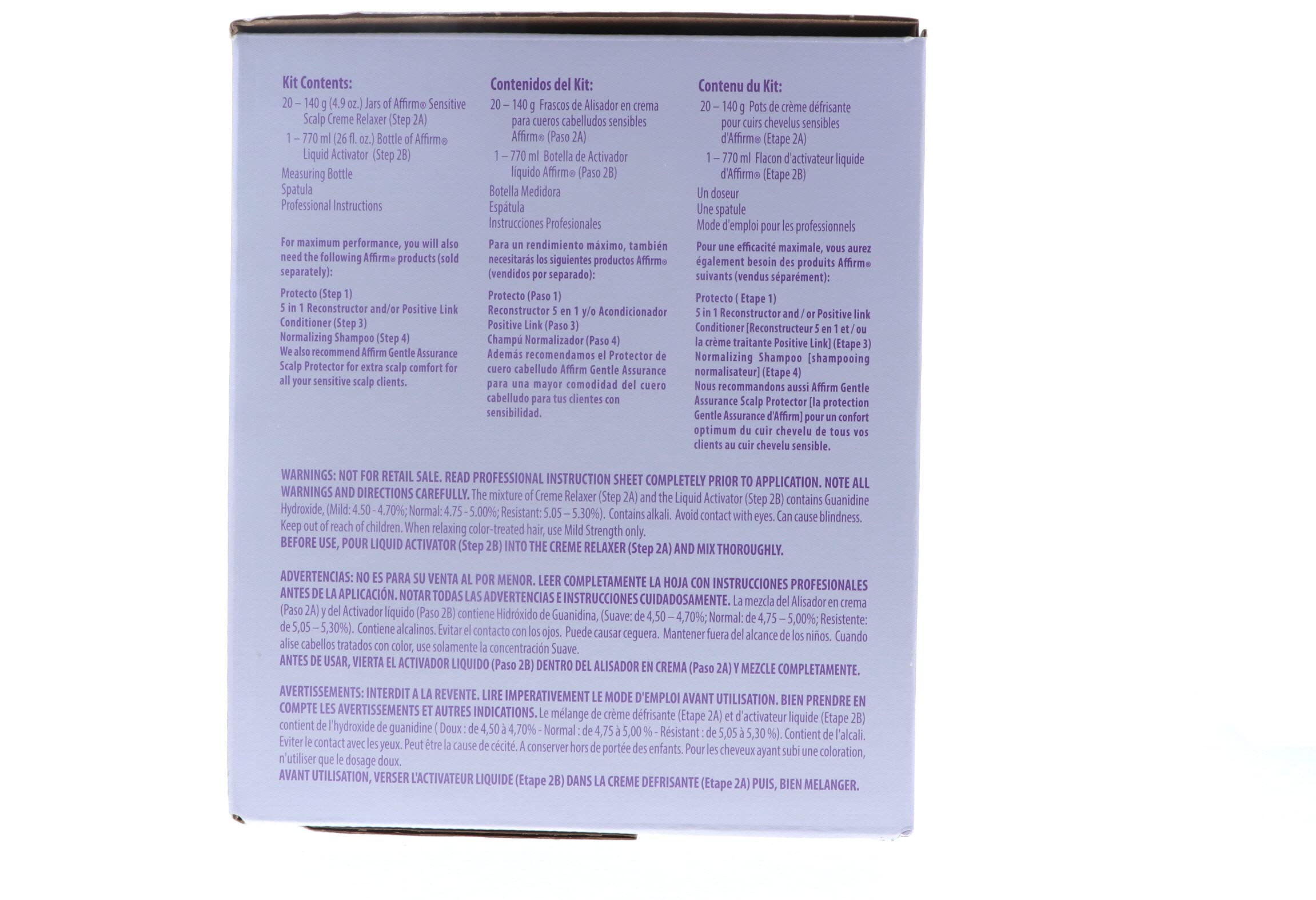 Avlon Affirm Sensitive Scalp Kit, 20 Count