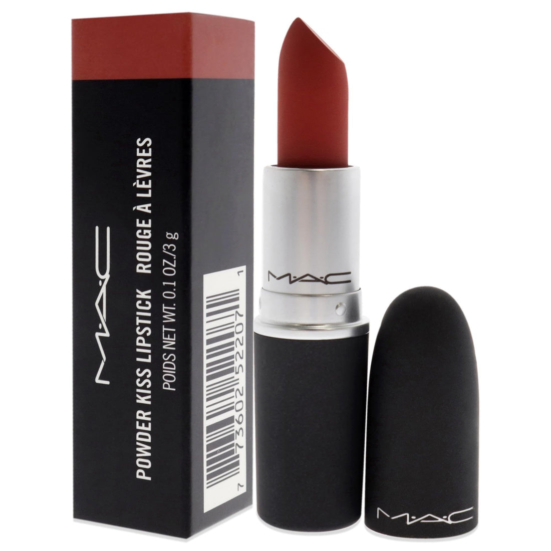 M.A.C MAC Powder Kiss Lipstick # Devoted To Chili