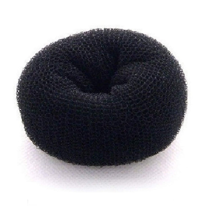 Beaute Galleria - Medium Black Chignon Hair Donuts Ring Style Bun Maker