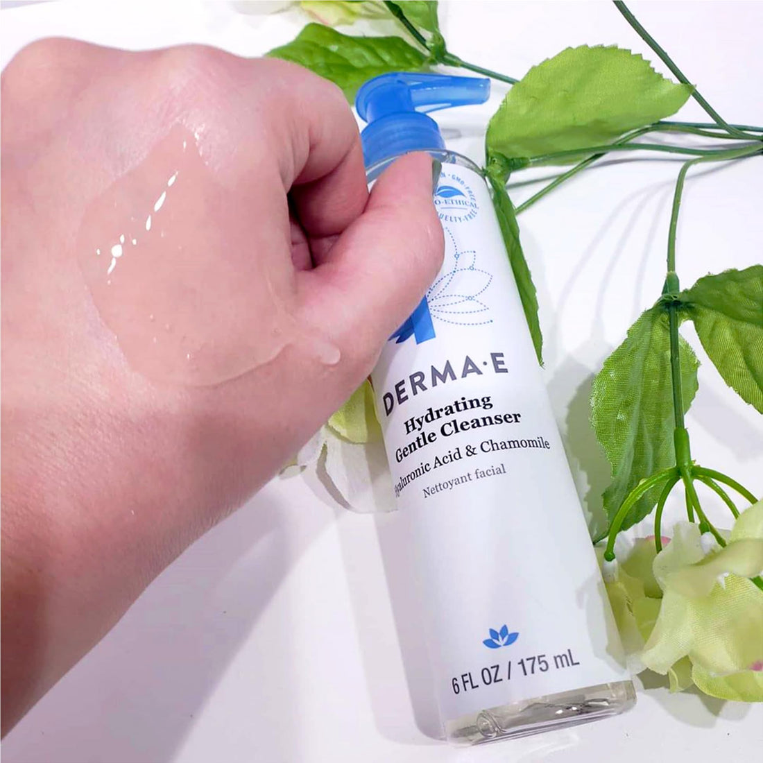 Derma E Natural Bodycare Hyaluronic Hydrating Cleanser, 6-Ounce