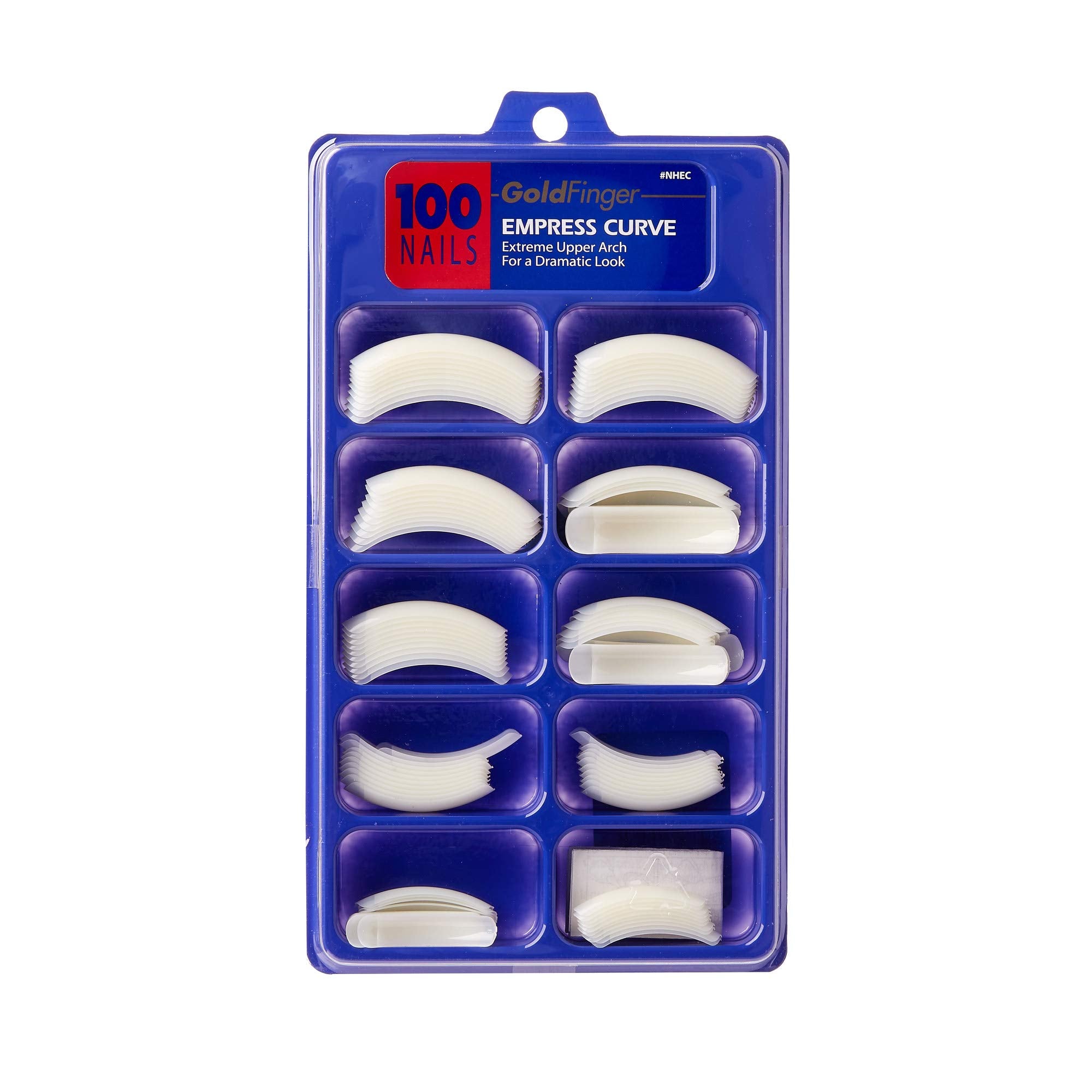 Gold Finger 100 Nails Empress Curve