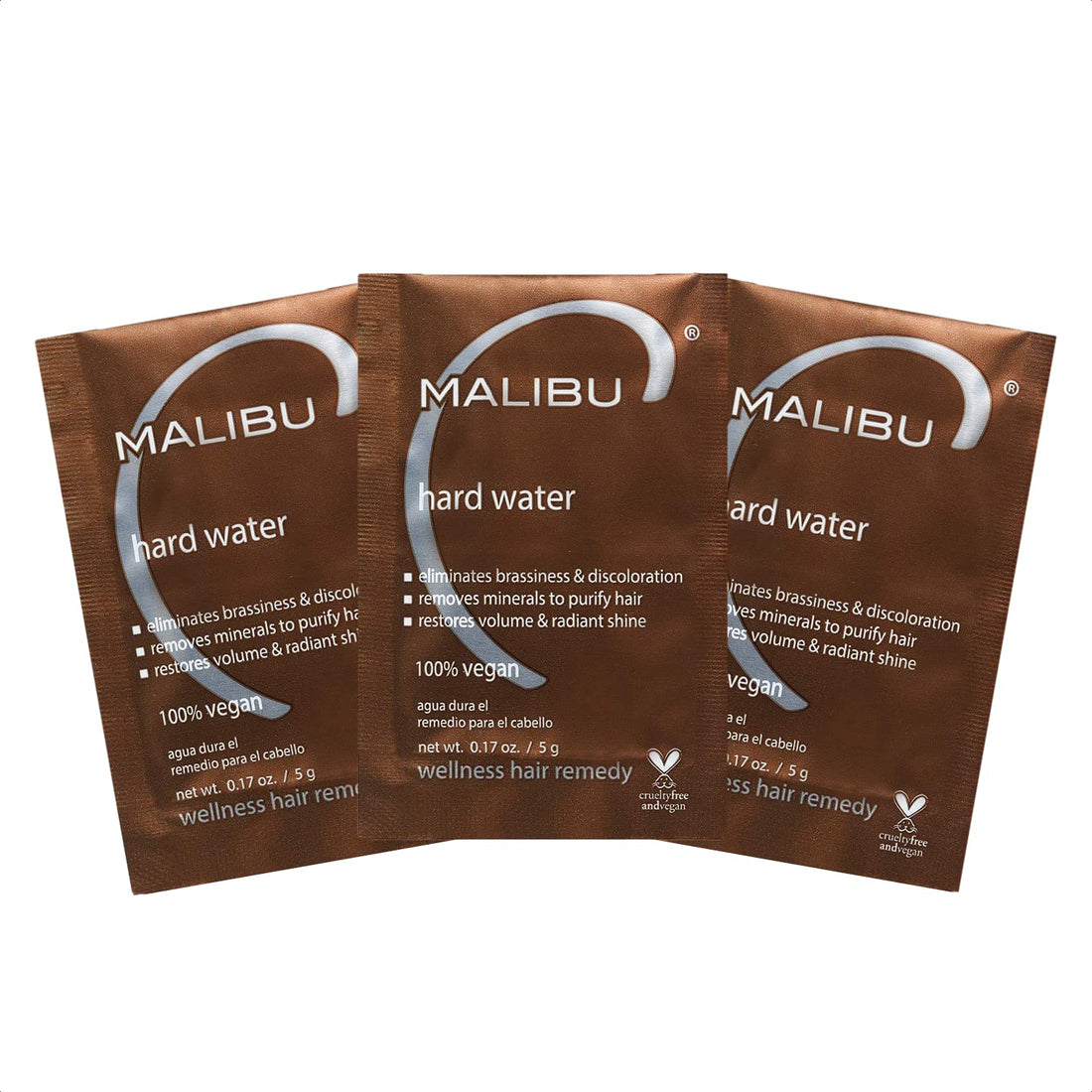Malibu C Hard Water Wellness Hair Remedy, 3 pack