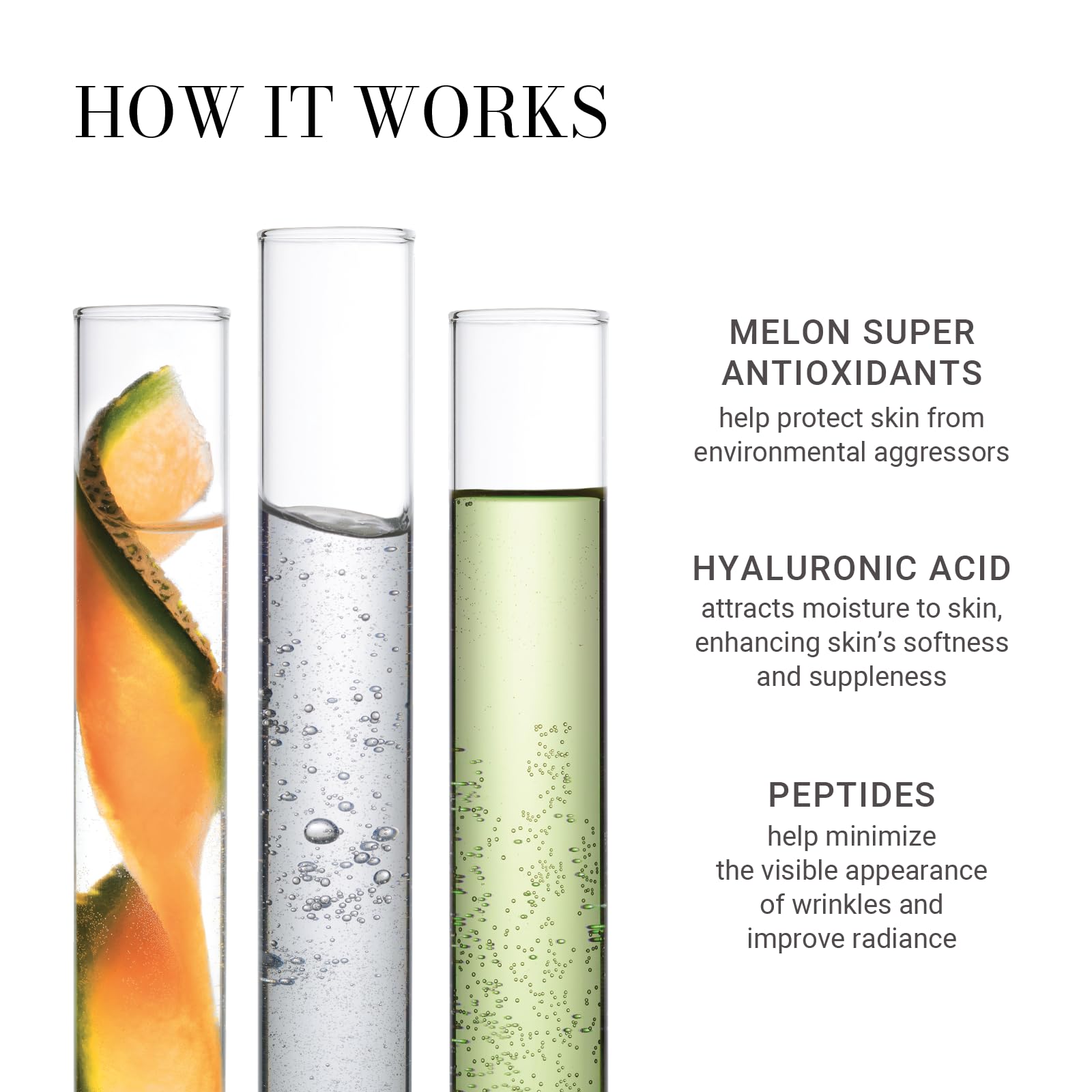 Meaningful Beauty by Cindy Crawford - Crme de Serum - Melon Extract Night Moisturizer - Peptides And Hyaluronic Acid Help Restore Moisture and Skin Firmness - 1 Fluid Ounce - MT.0353