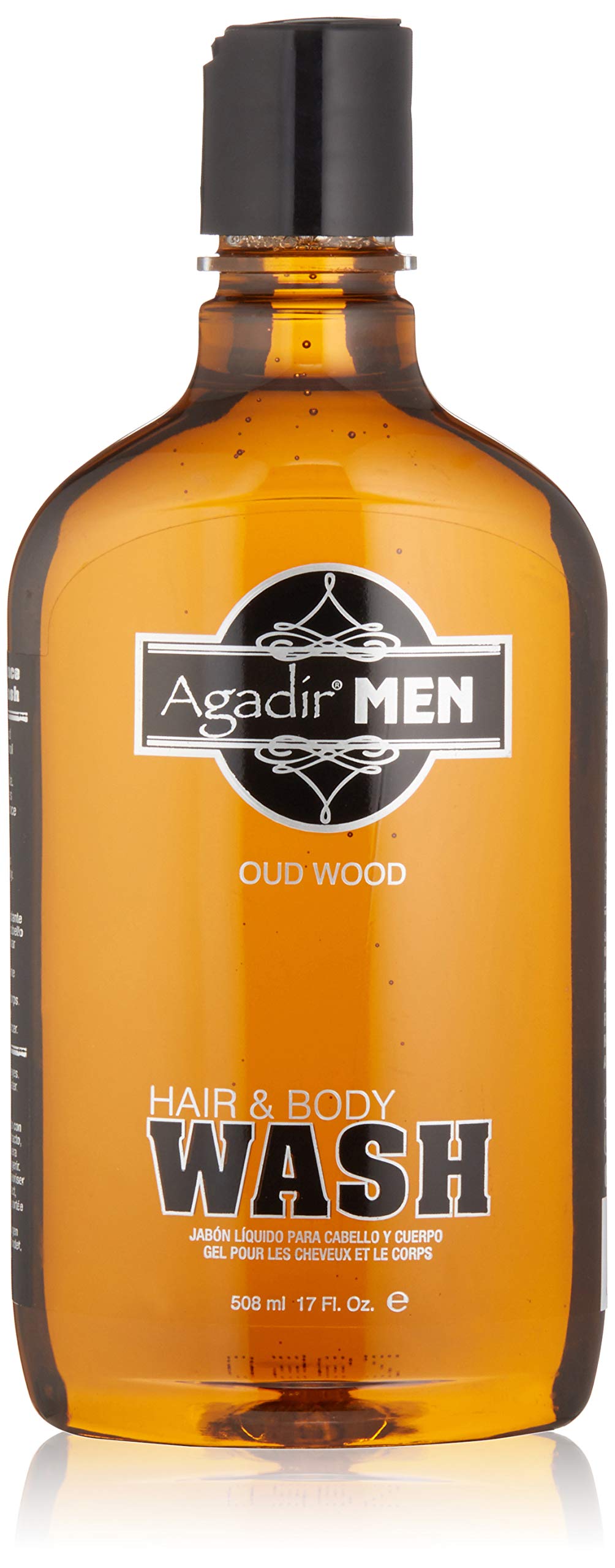 Agadir Men Hair And Body Wash, 17 Ounce