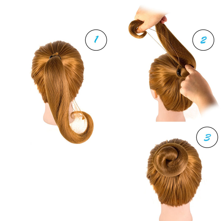 Deoot 10 Pcs Invisible Hair Nets Elastic Edge Mesh for Women Bun, Light Coffee: Light brown