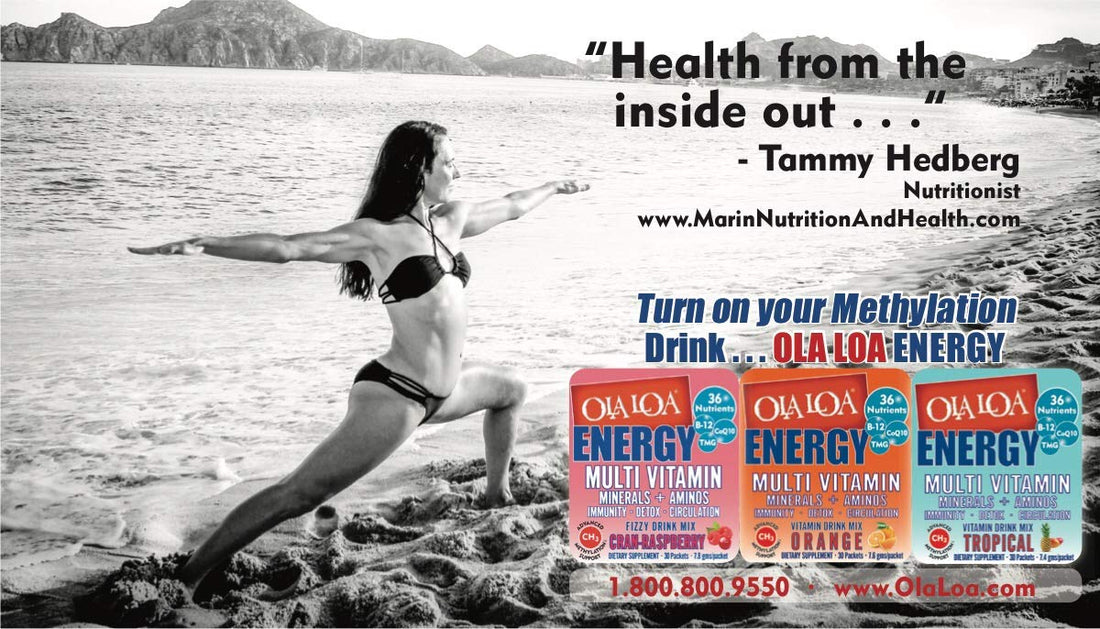 Ola Loa Energy Tropical Multi Vitamin Drink Mix - Amino Energy Powder, Gluten Free, Detox, Dairy Free, Caffeine Free - Drink Your Vitamins for The Rigors of Daily Life - 30 Packets (8.25oz)