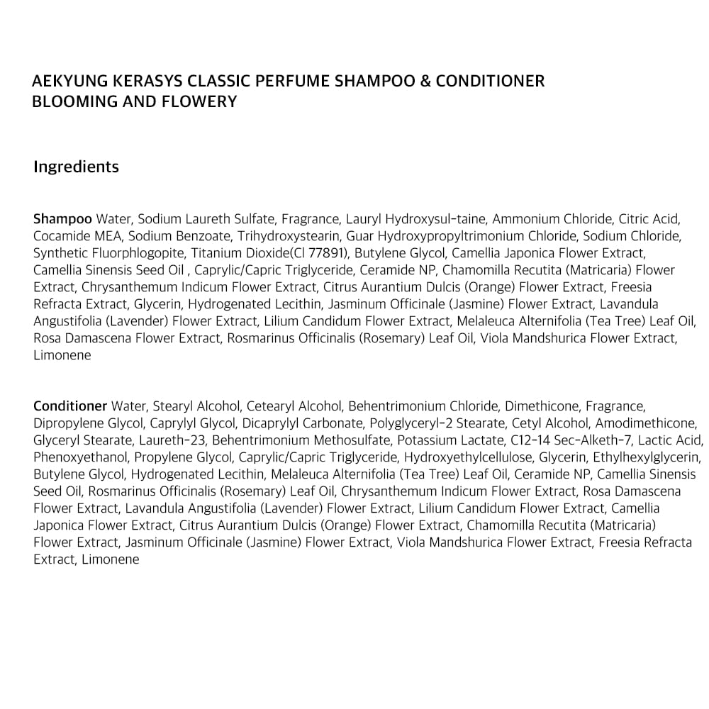 Aekyung Kerasys Blooming & Flowery Perfumed Shampoo