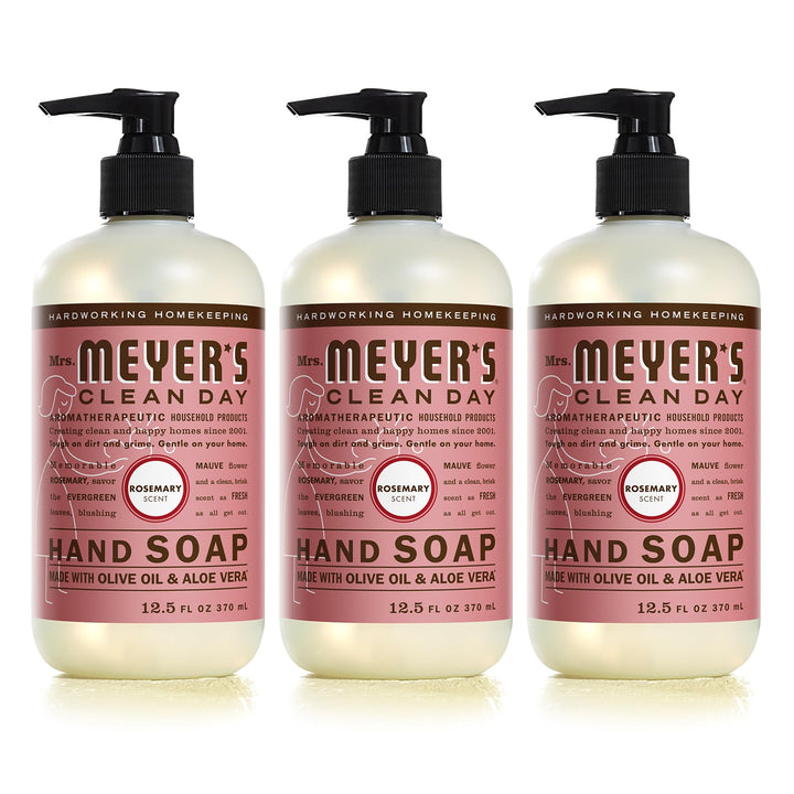 Mrs. Meyer´s Clean Day Hand Soap, Rosemary, 12.5 fl oz, 3 ct