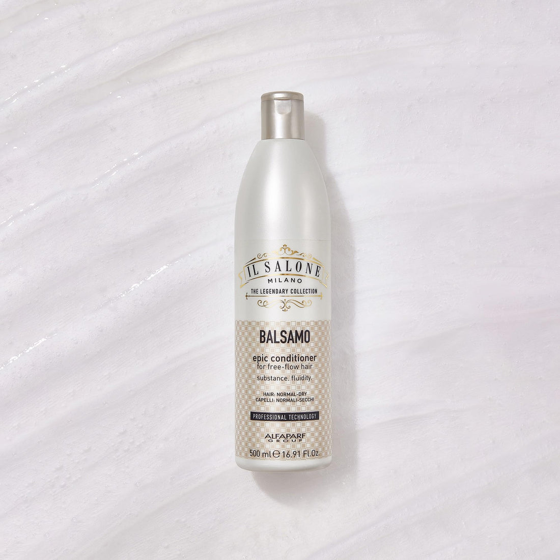 Il Salone Milano Professional Epic Conditioner for Normal to Dry Hair - Moisturizes and Adds Shine - Premium Quality - 16.91 Fl. Oz / 500ml