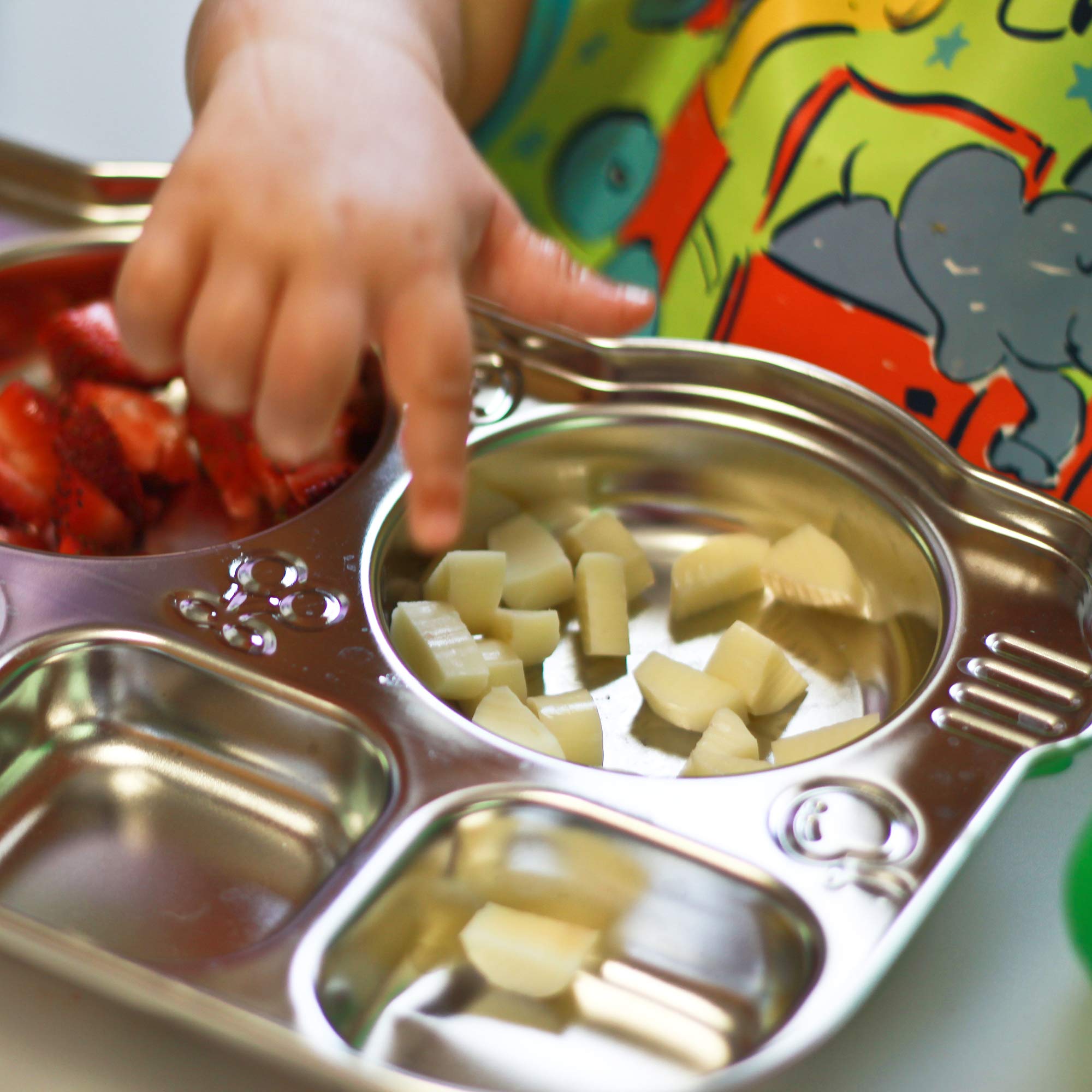 Innobaby Stainless Bus Divided Platter