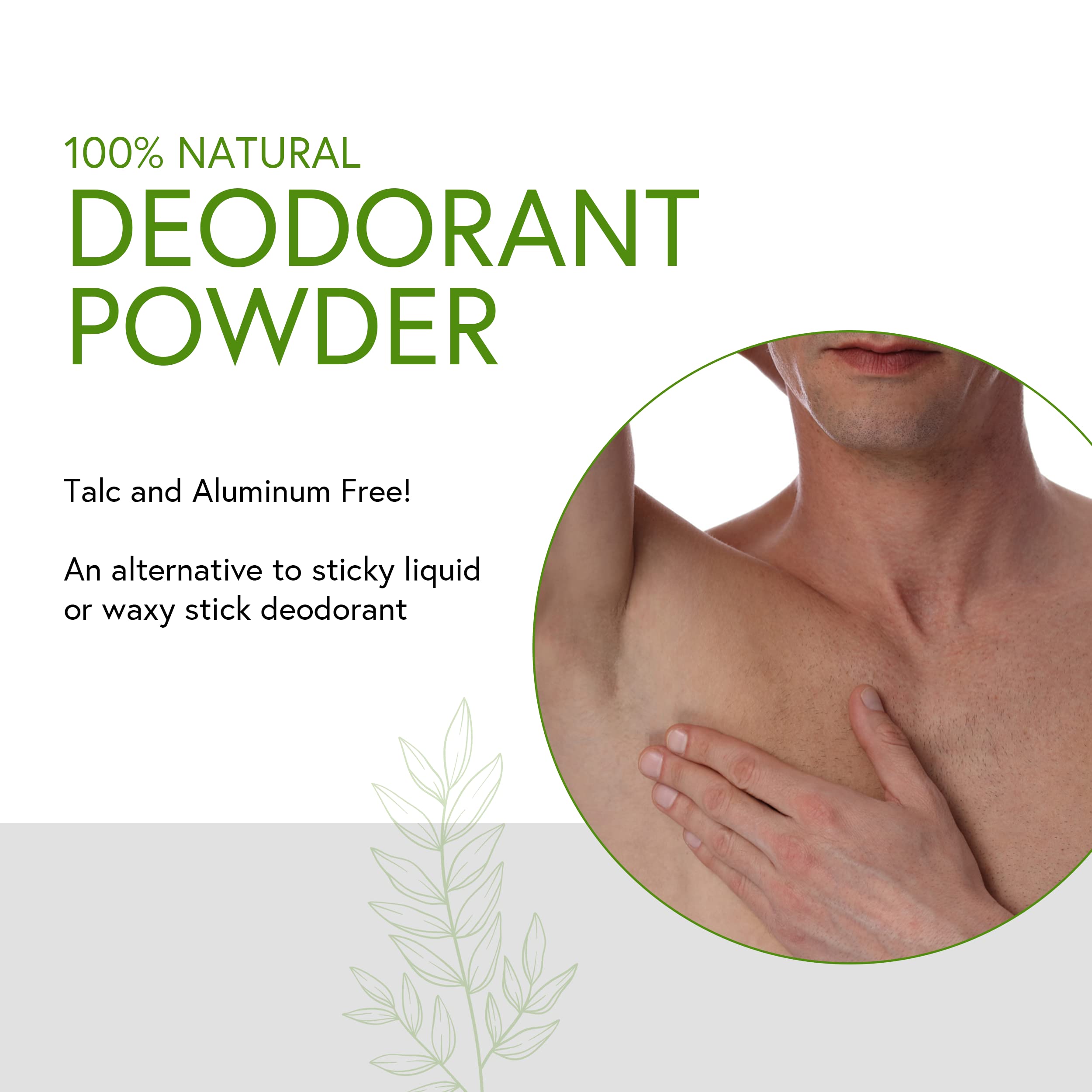 Honeybee Gardens Deodorant Powder 4 Ounces