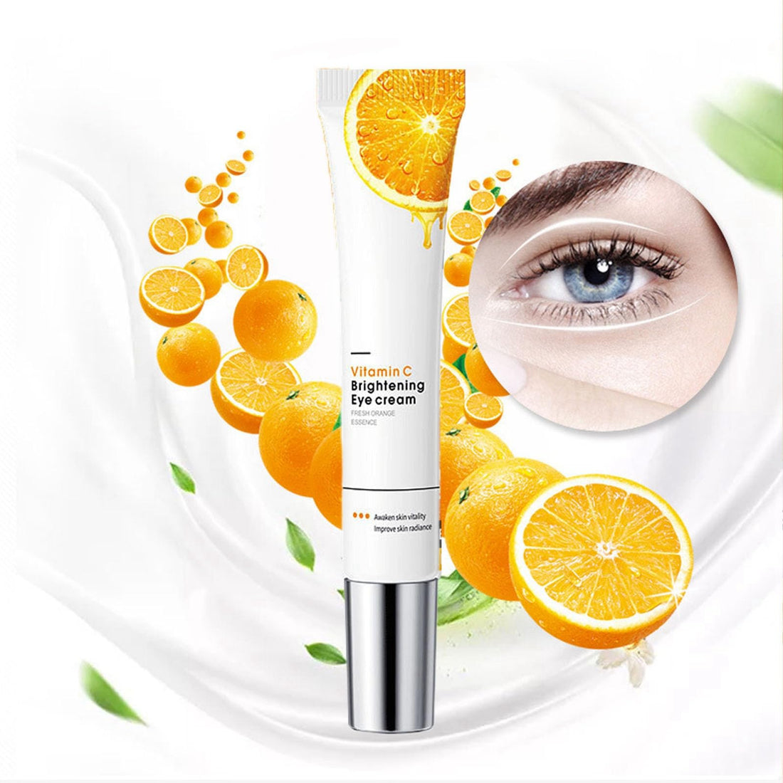 Rosarden Vitamin C Eye Cream For Dark Circles, Anti Aging Under Eye Bag Cream, Eye Moisturizer Cream Reduce Fine Lines, Hydrating Eye Cream For Puffiness And Bags