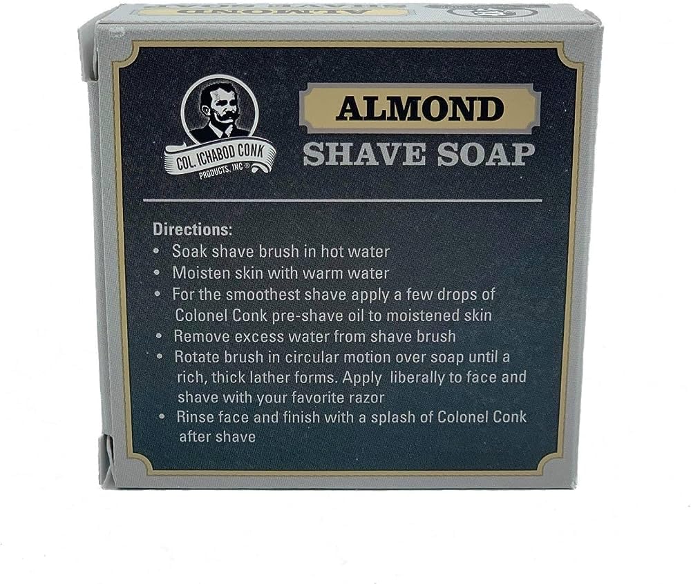 Col. Ichabod Conk Glycerin Soap (Almond 4 Pack)
