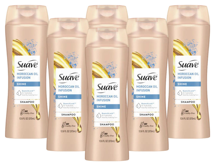 Suave Professionals Shine Shampoo Moroccan Infusion 12.6 oz (Pack of 6)