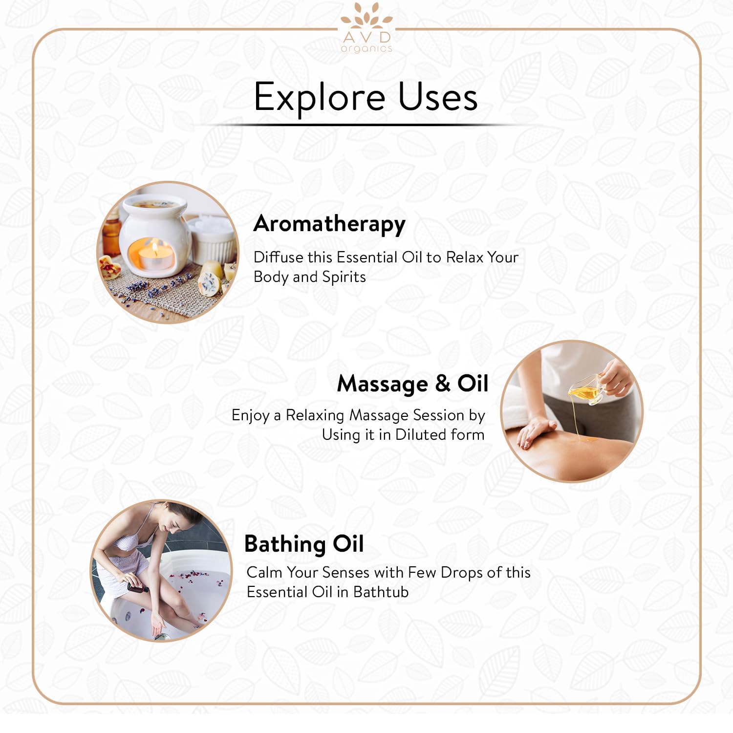 AVD Organics Lemongrass Essential Oil | 100% Pure and Natural USDA Organic Lemon Grass Oil | for Aromatherapy Skin Home Diffusers Carrier | 3.38 fl. Oz