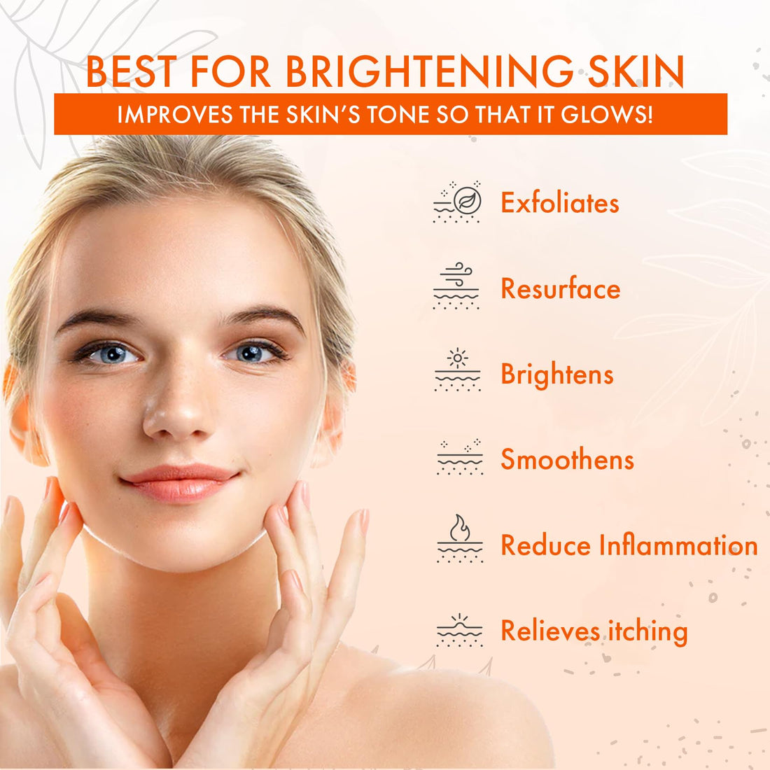Carrot Face Wash for Skin Brightening – Natural Carrot Soap for Spots on Face, Body, Neck, Underarm – Carotene Reduces Acne, Brightens, & Evens Skin Tone – Carrot Liquid Soap Made in USA