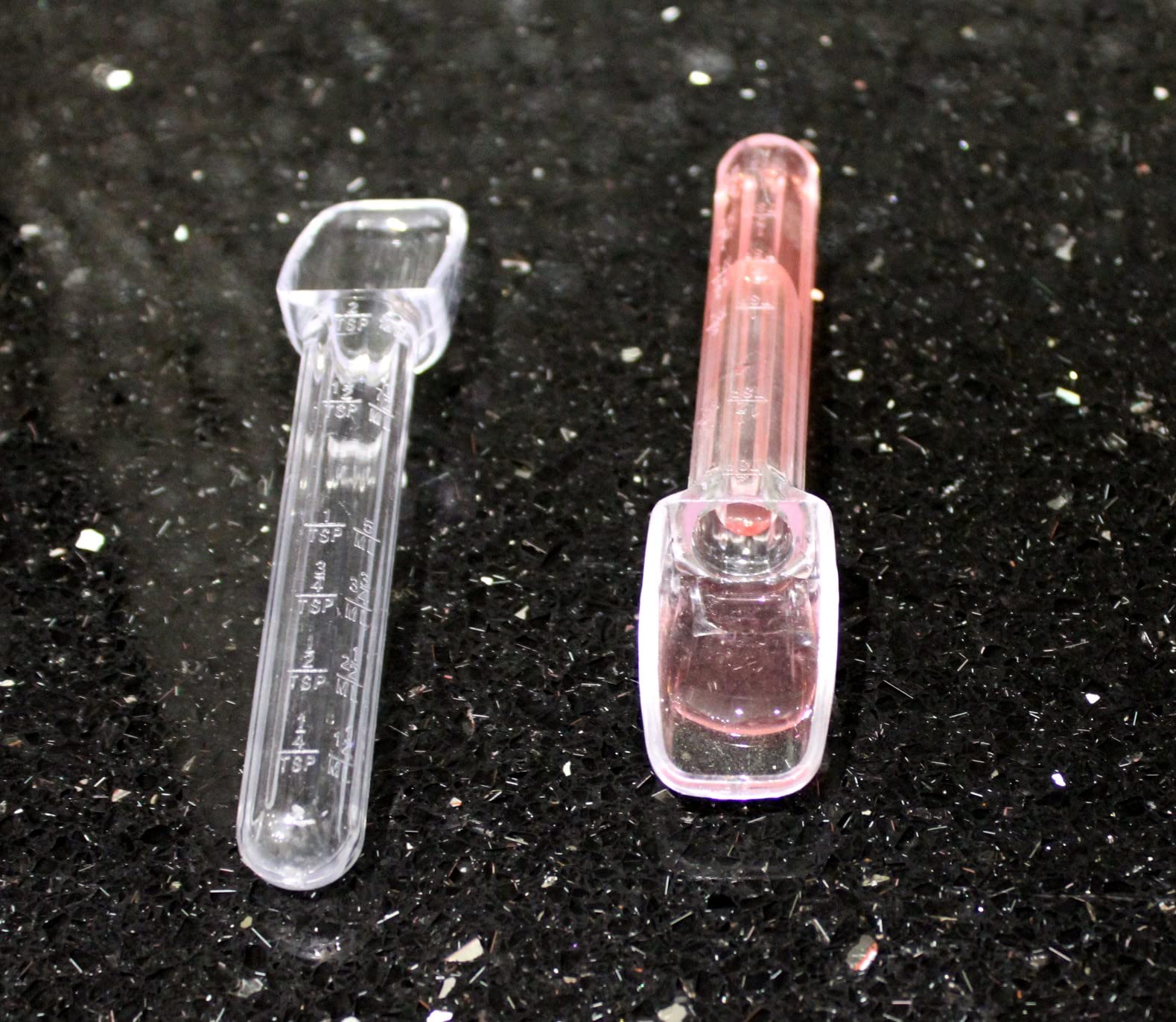 Dependable Industries 2 TSP (10ml) Calibrated Medicine Spoon Set 2 Pack BPA Free Easy to Read Calibrations Children Adults Seniors