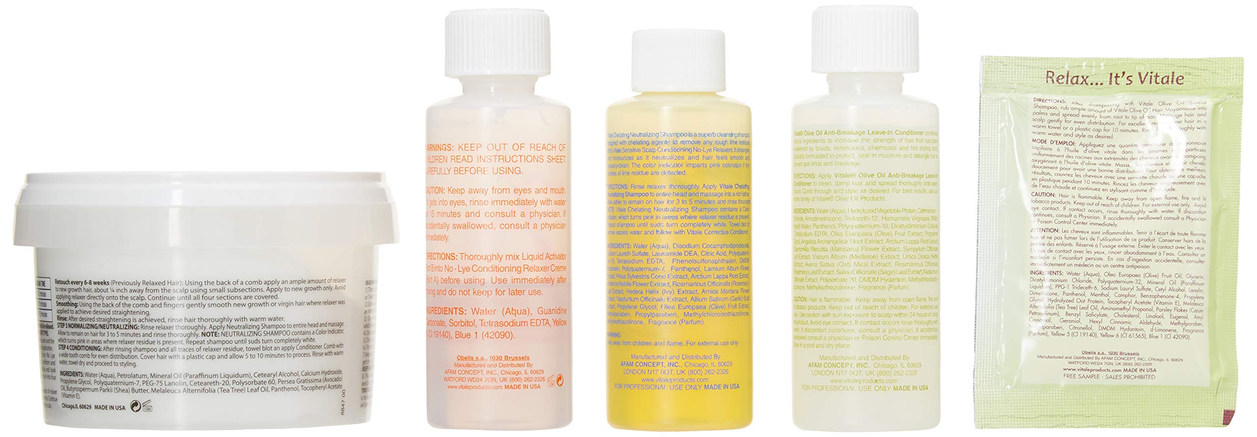 Vitale Olive Oil Relaxer Touch Up Kit, Regular