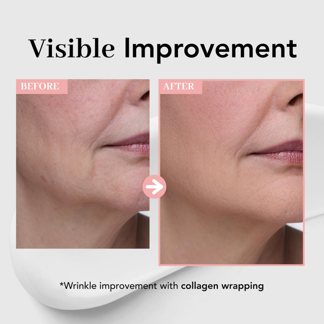 NOWATER Collagen Wrapping Mask, Elasticity Improving, Hydrating, Firming - Hydrolyzed Collagen & Peptides, Glass Skin Peel Off Mask, Korean Skincare for Face(2.5 fl.oz)
