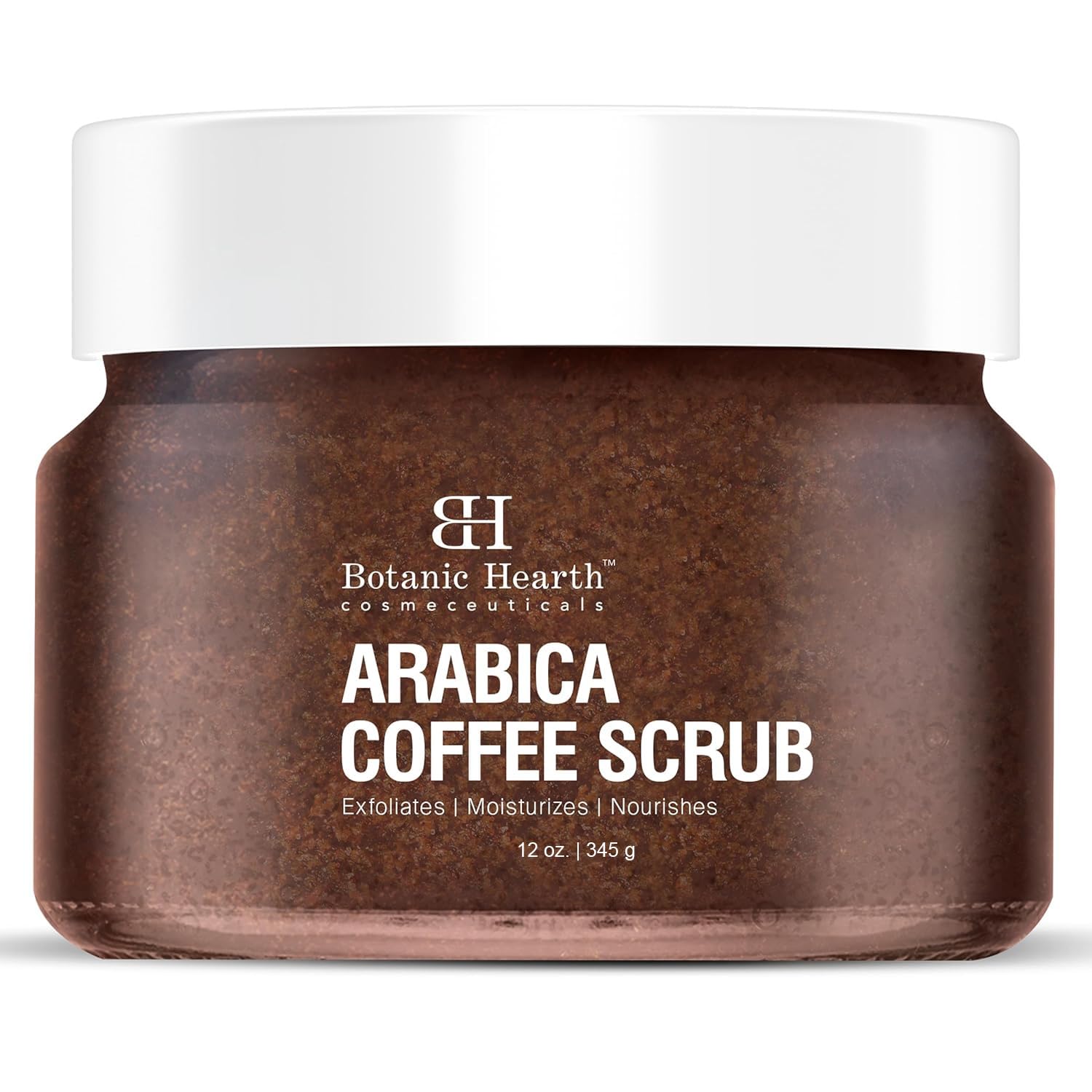 Botanic Hearth Arabica Coffee Body Scrub Exfoliating Body Scrub act as Body Exfoliator & helps with Moisturizing Skin, Acne, Cellulite, Dead Skin Scars, Wrinkles 12 oz