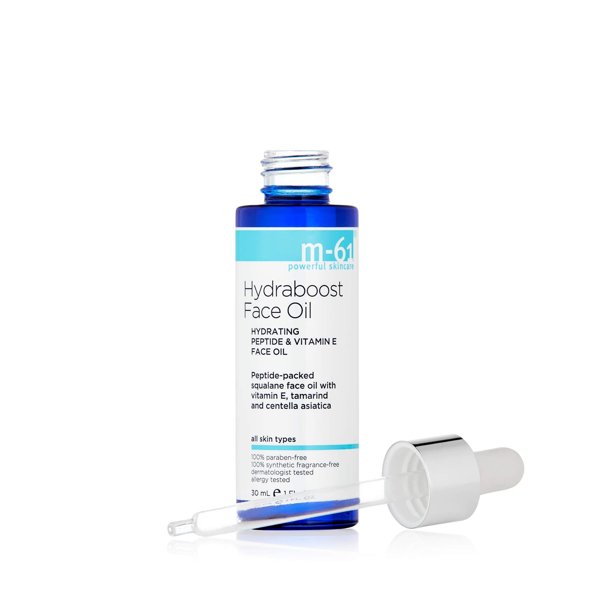M-61 Hydraboost Face Oil - Hydrating and restorative face oil with peptides, plant-derived squalane & vitamin E
