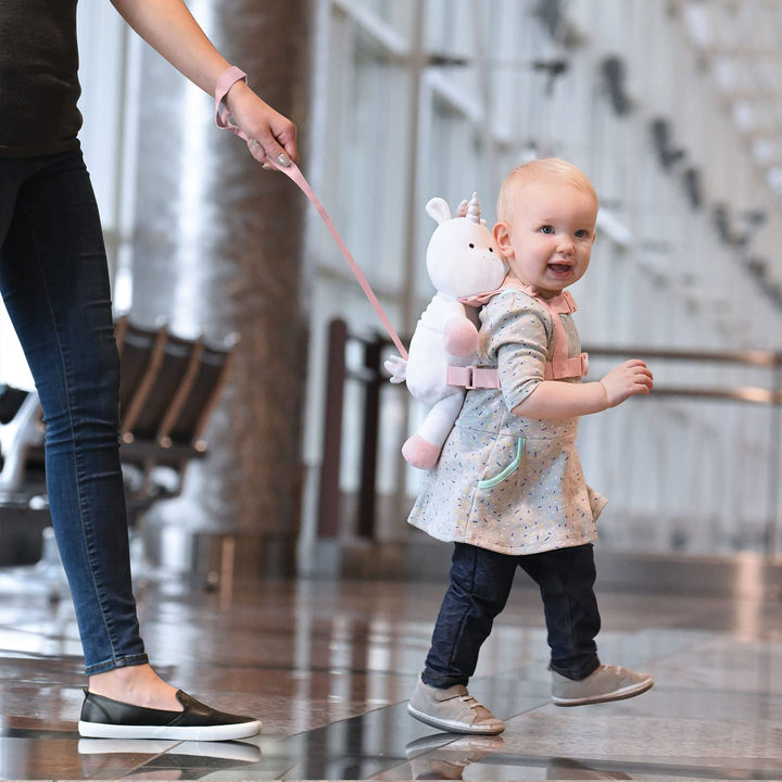 Travel Bug Toddler Character 2-in-1 Safety Harness (Unicorn - White/Pink/Rainbow)