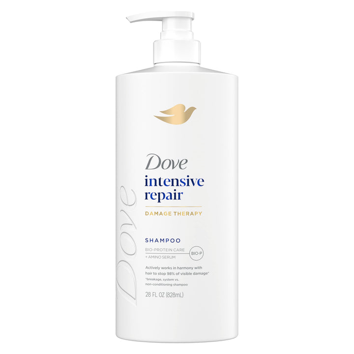 Dove Shampoo Intensive Repair for Damaged Hair with Bio-Protein Care Technology and Amino Serum 28 Fl Oz