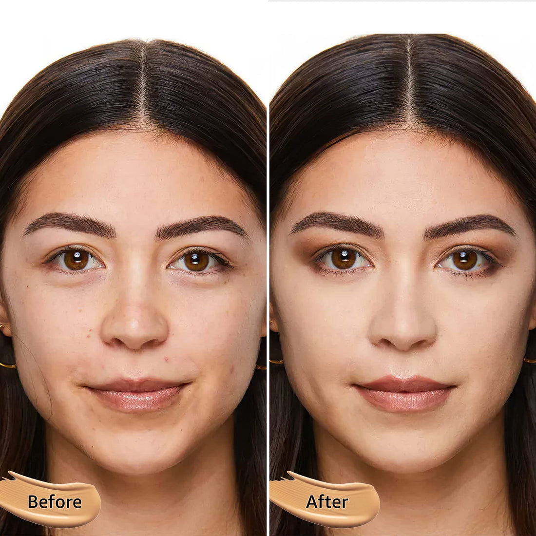 Air Cushion CC Cream, Waterproof Cushion Foundation Full Coverage Create Long-Lasting Makeup (Natural)