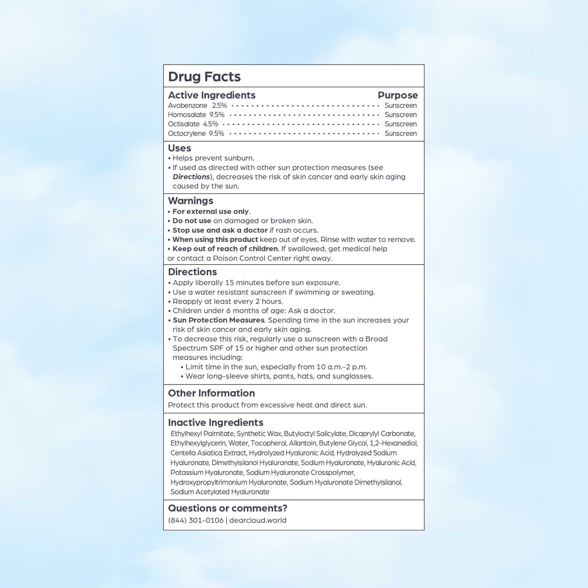 dearcloud Sunny Defense Sunscreen Stick SPF 50+ PA++++ – Korean Sunscreen for Face & Travel Size (.68 oz)