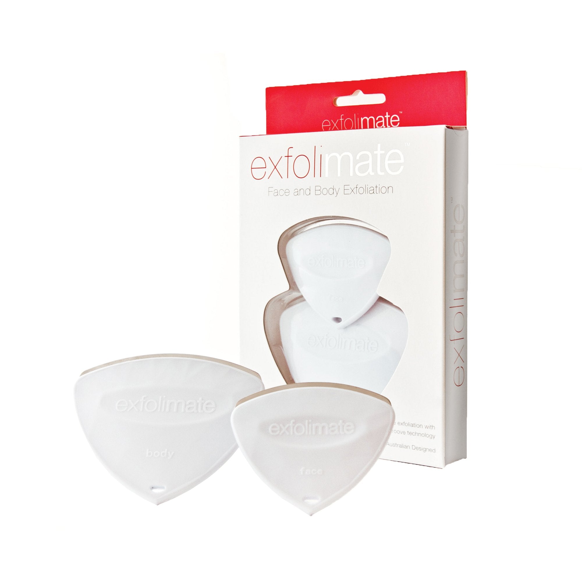 Exfolimate 2-piece Face and Body Exfoliator Tool Kit