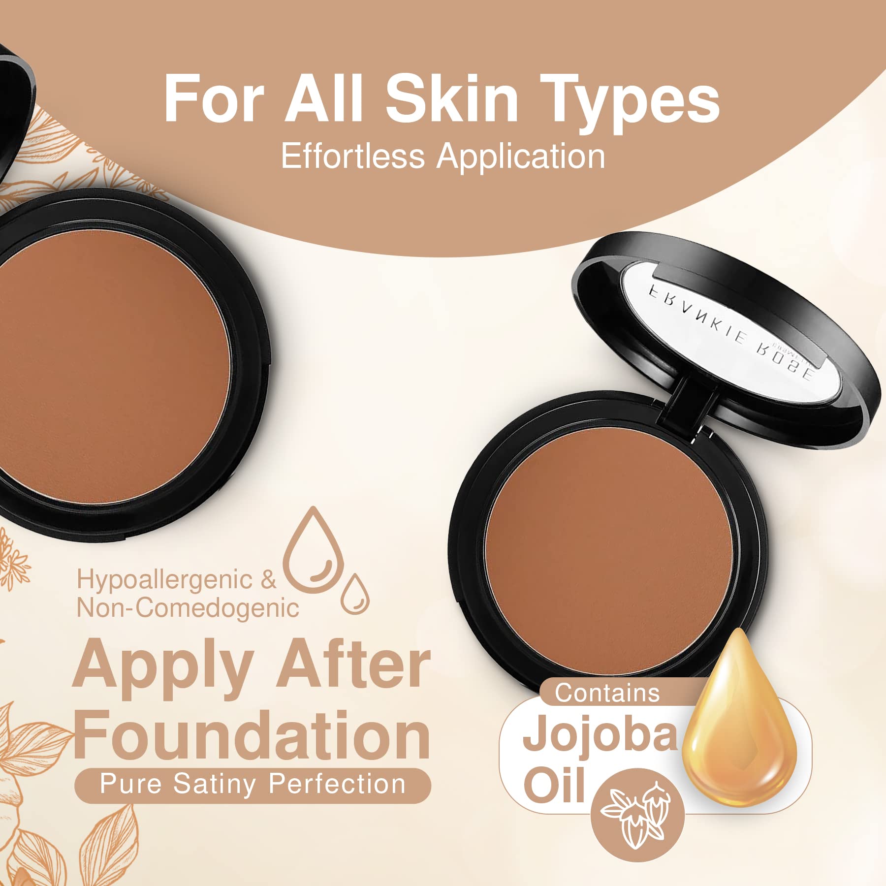 Frankie Rose Cosmetics Powder Foundation-Bronze by Frankie Rose Cosmetics