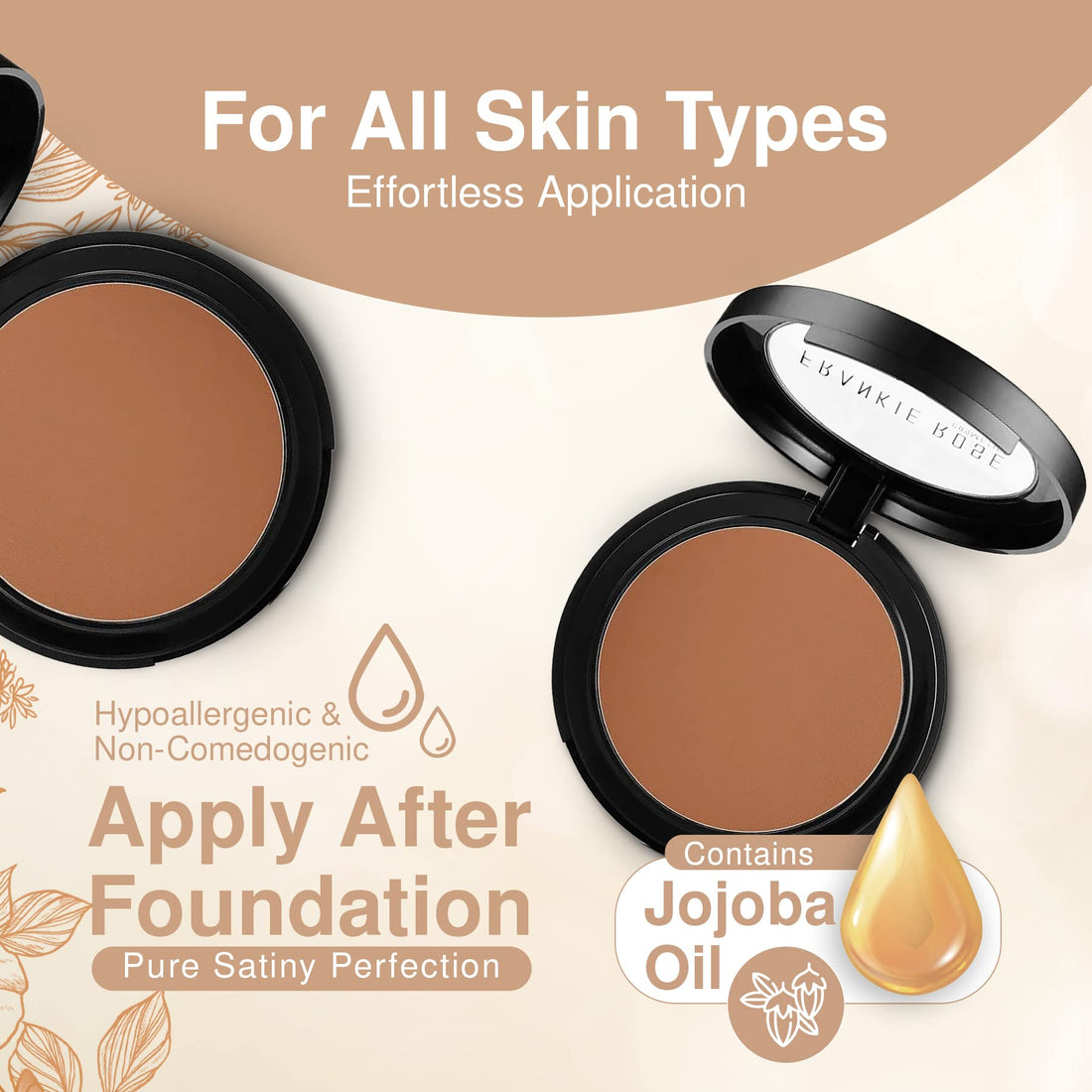 Frankie Rose Cosmetics Powder Foundation-Bronze by Frankie Rose Cosmetics