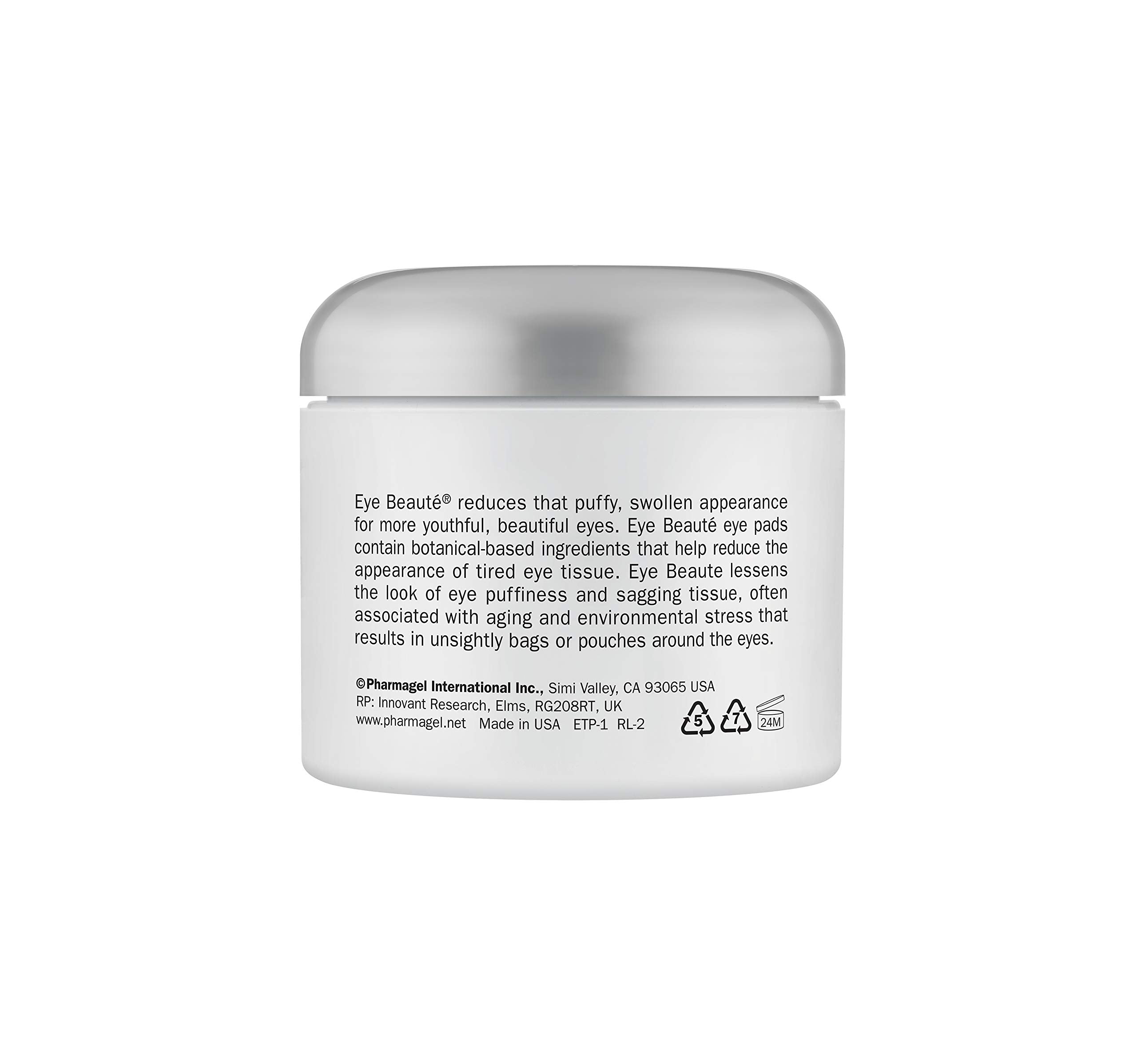 Pharmagel Complexe Eye Beaute Treatment Pads, 60 Count