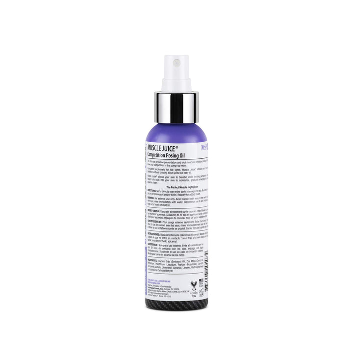 Muscle Juice Competition Posing Oil Maximum Definition 4 fl oz (118.5 ml)
