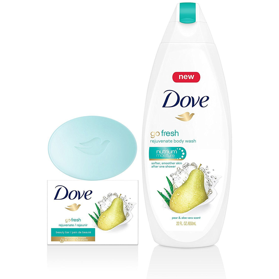 Dove go fresh Body Wash, Pear and Aloe Vera 22 oz