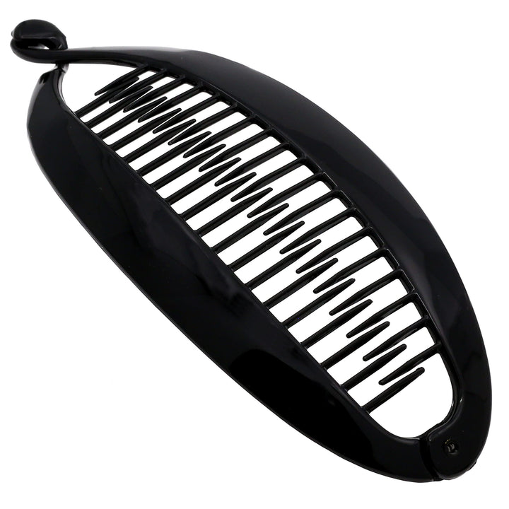 Camila Paris NV135 7 inch French Banana Clip Hair Comb Classic Girls Updo Flexible Ponytail Holder Interlocking Banana Combs, Fashion Durable Styling Hair Accessories for Women, Made in France