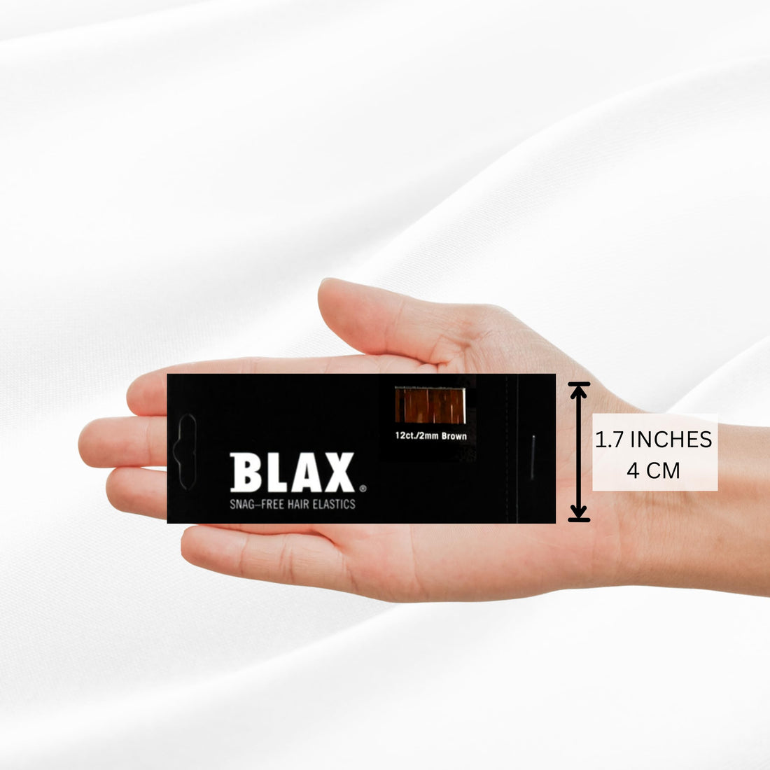 BLAX Brown Snag-Free Hair Elastics - 2mm-12ct by Smoothies