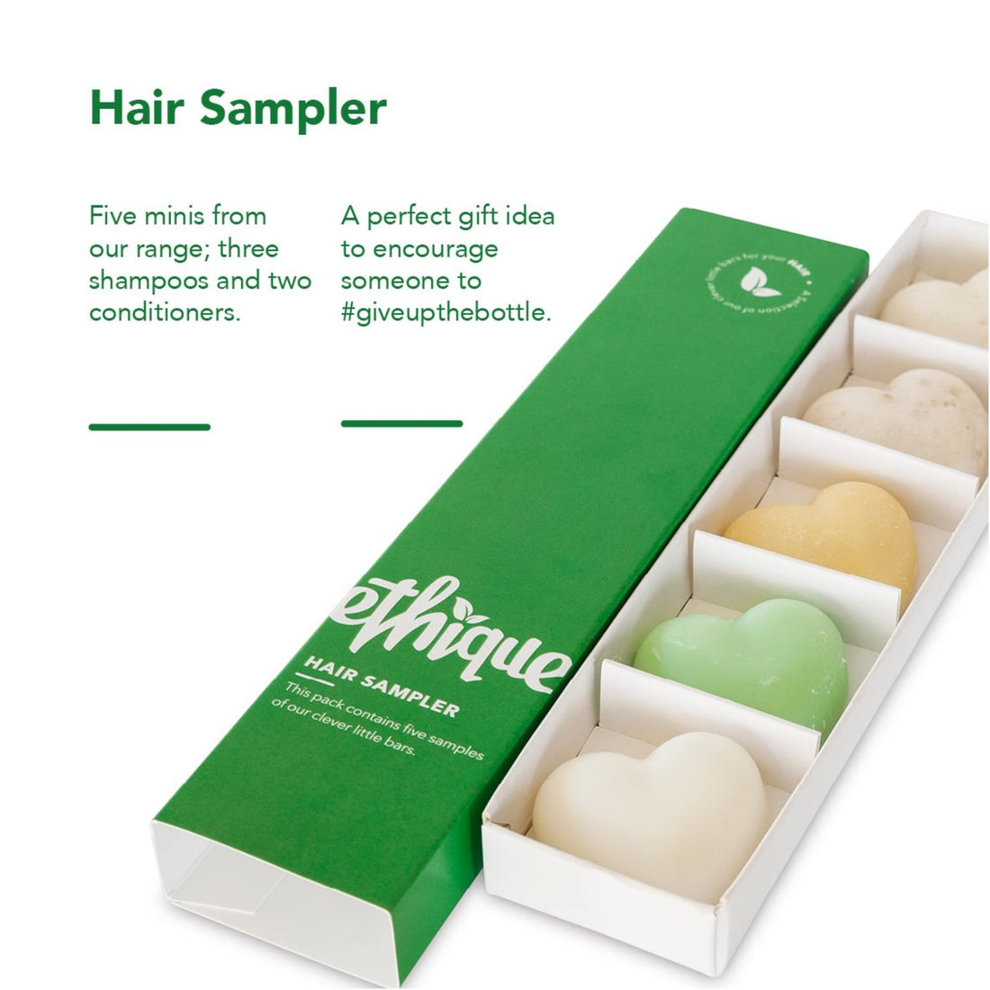 Ethique Eco-Friendly, Hair Sampler 5 Ea