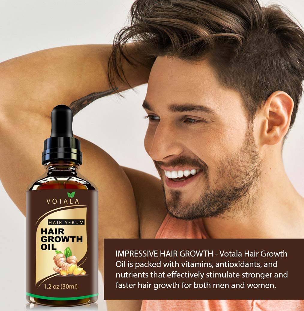 Hair Growth Serum, Votala Hair Growth Treatment, Hair Serum, Anti Hair Loss, Thinning, Balding, Repairs Hair Follicles, Promotes Thicker, Stronger Hair, And Promotes Hair Regrowth