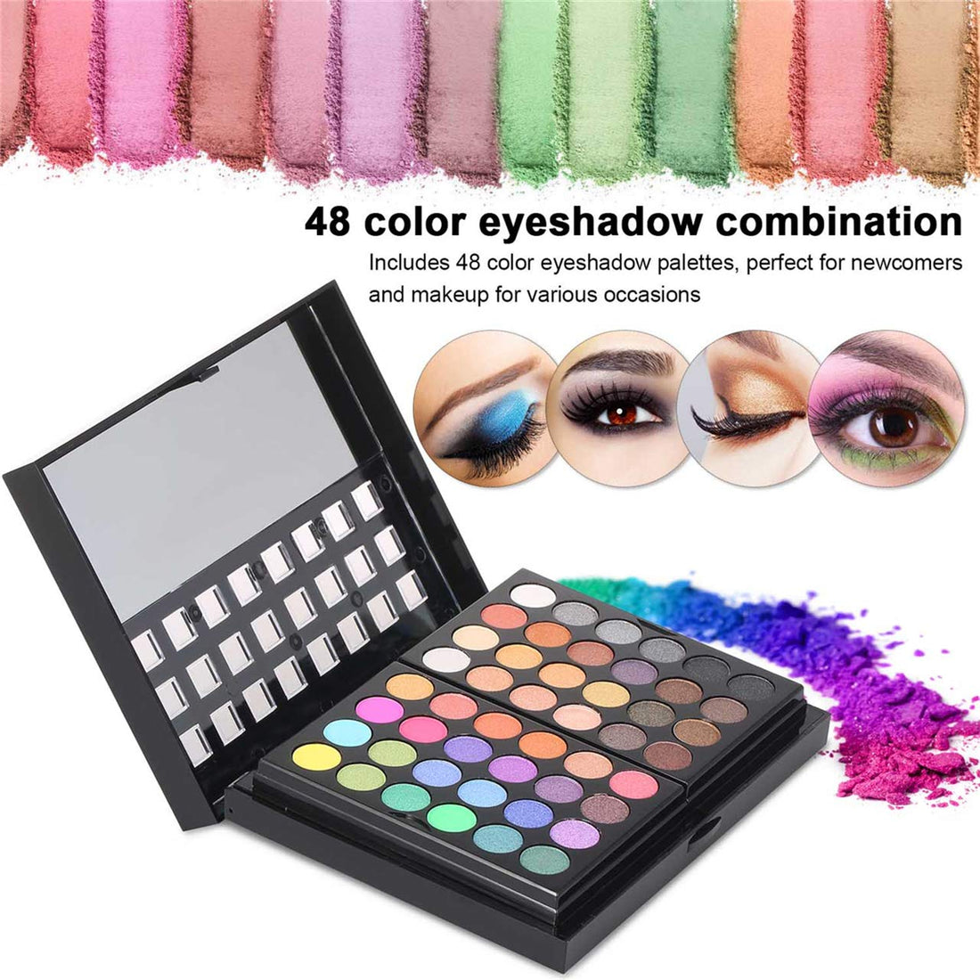 FantasyDay Pro 78 Colours Eyeshadow Palette Makeup Cosmetic Contouring Kit Combination with Blusher / Lipgloss / Concealer etc. - Ideal for Professional and Daily Use