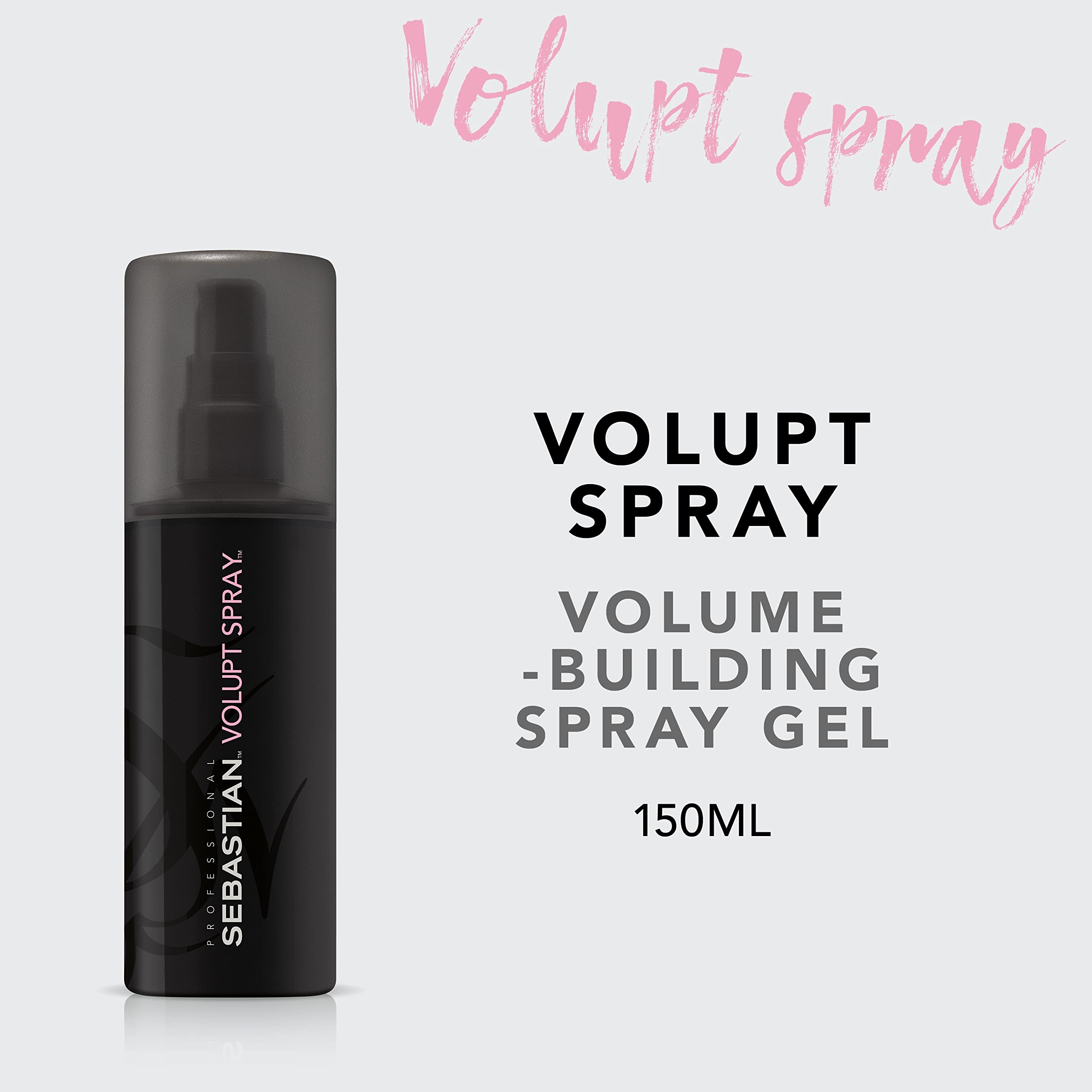 Sebastian Volupt Spray, Volume-Building Spray Gel, 5.07 fl oz (Packaging may vary )