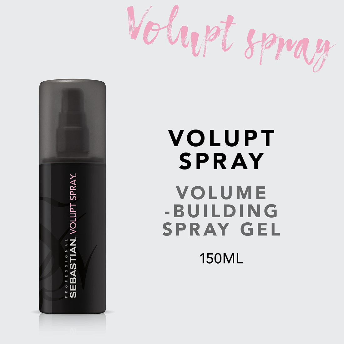 Sebastian Volupt Spray, Volume-Building Spray Gel, 5.07 fl oz (Packaging may vary )