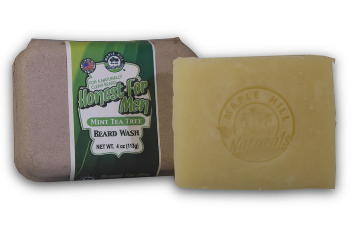 Honest For Men Mint Tea Tree Oil Beard Wash - 100% All Natural Ingredients - Best Beard Shampoo and Conditioner for a Healthy Beard - Hand Crafted in U.S.A